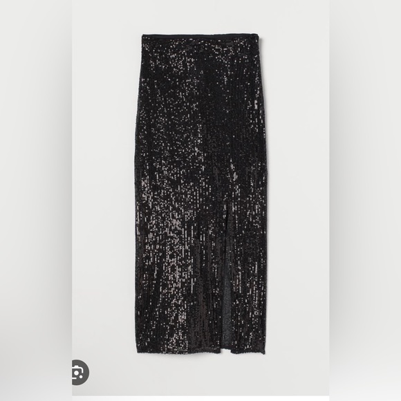 hm sequin midi skirt - Picture 2 of 7